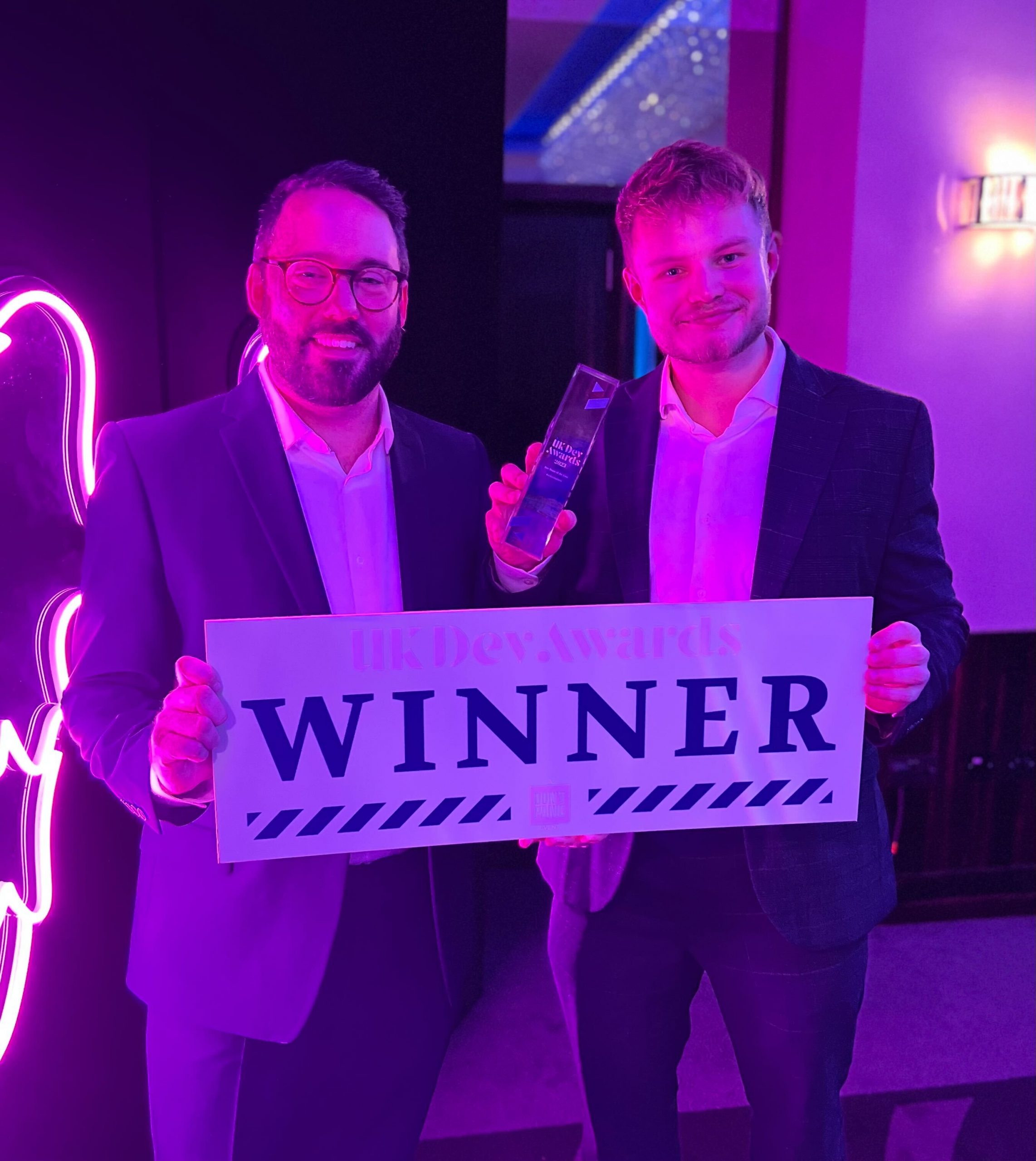 Image: Rocketmakers left the UK Dev Awards with a win!